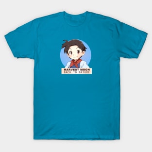 Harvest Moon In Vector Art T-Shirt